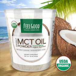 Bột dừa MCT Oil hữu cơ Feel Good USDA Organic MCT Oil Powder 453g 5 Bot dua MCT Oil huu co Feel Good USDA Organic MCT Oil Powder 453g1