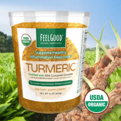 Bot nghe huu co Feel Good USDA Organic Turmeric Powder 453g1