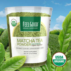 Bột trà xanh hữu cơ Feel Good USDA Organic Matcha Tea Powder 453g 4 Bot tra xanh huu co Feel Good USDA Organic Matcha Tea Powder 453g1