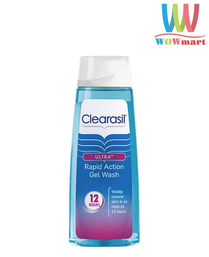 Gel rửa mặt Clearasil Ultra Rapid Action Gel Wash 200ml