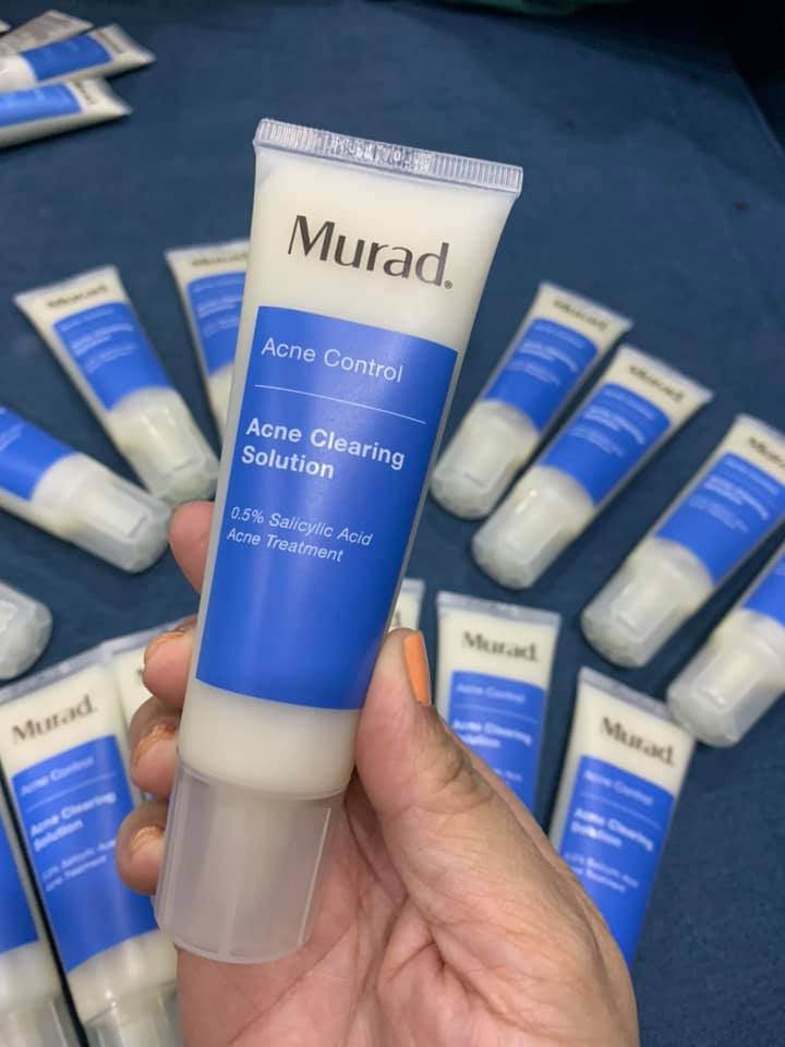 Kem trị mụn Murad Acne Control Acne Clearing Solution 0.5 % salicylic acid 50ml