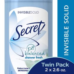 Lan khu mui sap Secret PH Balanced Shower Fresh Invisible Solid 73g 1