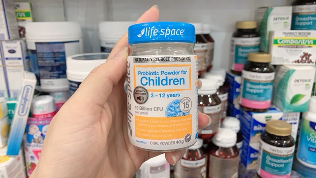 Men vi sinh dành cho trẻ Life Space Probiotic Powder For Children 10 Billion UFC 40g (Mẫu Mới)