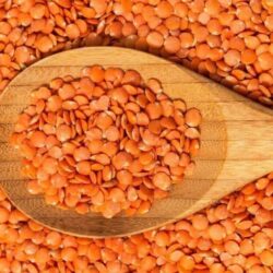 Đậu lăng chứa Protein và chất xơ Absolute Organic Split Red Lentils 400g 4 Red Lentils dau lang do