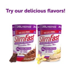 Sữa bột giảm cân giàu Protein Slimfast Advanced Nutrition Cream Chocolate 324g 8 Sua bot giam can giau Protein Slimfast Advanced Nutrition Smoothie Mix Cream Chocolate 342g4