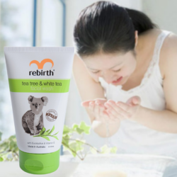 Sua rua mat tra xanh Rebirth Tea Tree White Tea Facial Wash 100ml1