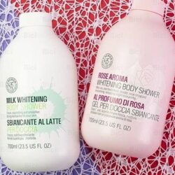 Sữa tắm trắng dưỡng da Theron Milk Whitening Body Shower 700ml 8 Sua tam trang duong da Theron Rose Aroma Body Shower 700ml4