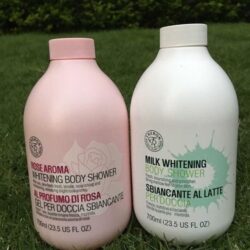 Sữa tắm trắng dưỡng da Theron Milk Whitening Body Shower 700ml 7 Sua tam trang duong da Theron Rose Aroma Body Shower 700ml5