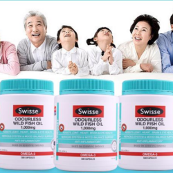 Viên bổ sung Omega 3 không mùi Swisse Wild Fish Oil 1,000mg Omega 3 500 viên 8 Vien bo sung Omega 3 khong mui Swisse Wild Fish Oil 1 000mg Omega 3 500 vien2
