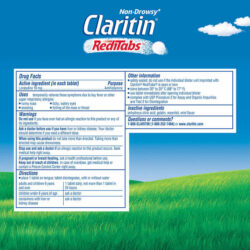 Viên ngậm chống dị ứng Claritin RediTabs 10 mg Non-Drowsy 60 viên 7 Vien chong di ung Claritin RediTabs 10 mg Non Drowsy 60 vien3