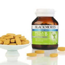 Viên uống bổ sung B tái tạo năng lượng Blackmores Mega B Complex 75 viên 9 Vien uong bo sung B tai tao nang luong Blackmores Mage Complex B 75 vien1