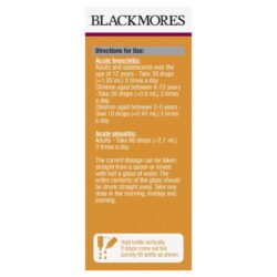 Siro hỗ trợ xoang và phế quản Blackmores Kaloba 50ml 6 Vien uong ho tro xoang va phe quan Blackmores Kaloba 50ml 2
