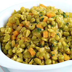 dau lang chua protein va chat xo absolute organic split green lentils 400g kd