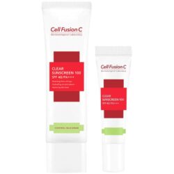 Kem chống nắng cho da dầu và bã nhờn Cell Fusion C Clear Sunscreen SPF48 10ml (Xanh) 5 kem chong nang cho da dau va ba nhon cell fusion c clear sunscreen 100 10ml kna