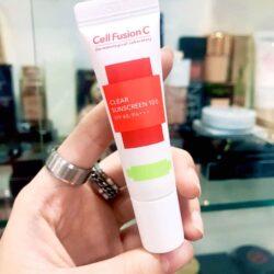 Kem chống nắng cho da dầu và bã nhờn Cell Fusion C Clear Sunscreen SPF48 10ml (Xanh) 6 kem chong nang cho da dau va ba nhon cell fusion c clear sunscreen 100 10ml knb