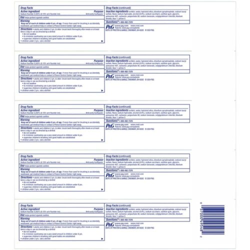 kem danh rang crest complete extra whitening scope advanced freshness 232gx5 230725 ke
