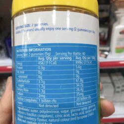 Kẹo dẻo bổ sung men vi sinh Nature's Way Daily Probiotic Vita Gummies For Adults 80 viên 7 keo deo bo sung men vi sinh natures way daily probiotic vita gummies for adults 80 vien 0854