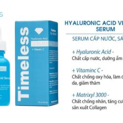 Serum cấp nước cho da Timeless Hyaluronic Acid Vitamin C Serum 30ml 8 serum cap nuoc cho da timeless hyaluronic acid vitamin c serum 30ml knwa