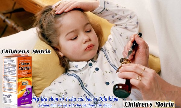 Thuốc giảm đau / hạ sốt Motrin dành cho trẻ em 120ml