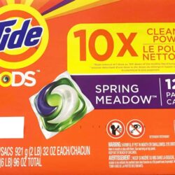Viên giặt quần áo Tide Pods dành cho máy giặt Thùng 3 bịch x40 viên (120 viên) 4 vien giat quan ao tide pods danh cho may giat thung 3 bich x40 vien 120 knb