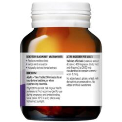 Viên uống hỗ trợ giấc ngủ Blackmores Valerian Forte 2000mg 60 viên 4 vien uong ho tro giac ngu blackmores valerian forte 2000mg 60 vien knwe