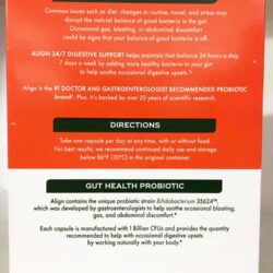 Viên uống hỗ trợ tiêu hóa Align Probiotic Digestive Support 84 viên 10 vien uong ho tro tieu hoa align probiotic 84 vien 180225 kc