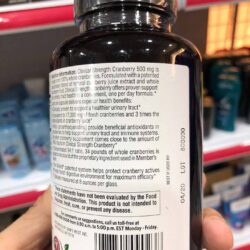 Viên uống nam việt quất Member's Mark Cranberry 500mg 150 Capsules 8 vien uong nam viet quat members mark cranberry 500mg 150 capsules 9223