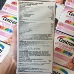 vitamin cho ba bau centrum prenatal dha complete multivitamin 60 vien x2 c