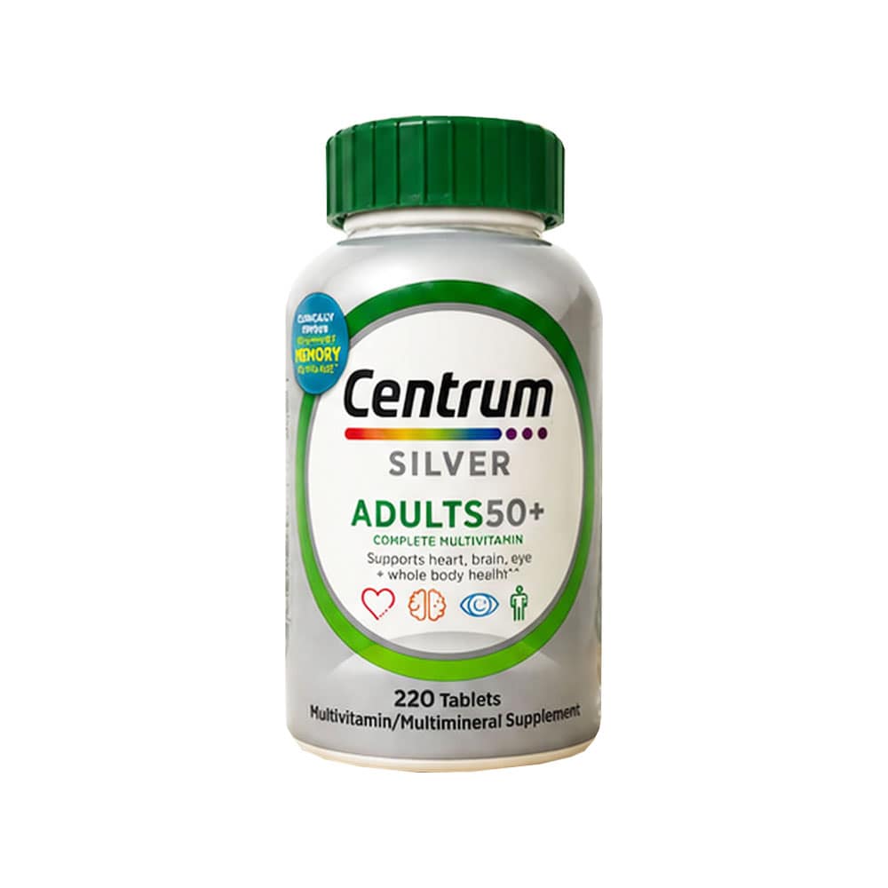 Vitamin dành cho người trên 50 tuổi Centrum Silver Adults 50+ 220 viên