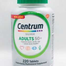 Vitamin dành cho người trên 50 tuổi Centrum Silver Adults 50+ 220 viên 10 vitamin danh cho nguoi tren 50 tuoi centrum silver adults 50 220 vien krnd