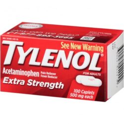 Viên uống Tylenol Acetaminophen Extra Strength 500mg 100 Caplets 5 Giam dau ha sot Tylenol Acetaminophen Pain Reliever 500mg 100 Caplets2