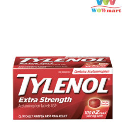 Viên uống Tylenol Extra Strength Fast Pain Relief 500mg 100 eZtabs