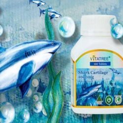 Sụn cá mập Vitatree Shark Cartilage 1000mg 100 viên x2 5 Sun ca map Vitatree Shark Cartilage 1000mg 100 vien x2