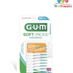 Tăm nha khoa vệ sinh răng miệng Gum Soft Pick Original 100 cái