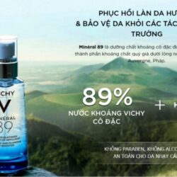 Tinh chat khoang co dac Vichy Mineral 89 Set 50mlx2 1