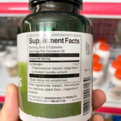 Viên uống đông trùng hạ thảo Swanson Cordyceps 600mg 120 viên 14 Vien uong dong trung ha thao Swanson Cordyceps 600mg 120 vien 0045