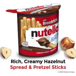 Bánh que chấm chocolate Nutella & Go Hazelnut Spread with Breadsticks 832g (Loại 16 gói) 19 banh que cham chocolate nutella go hazelnut spread with breadsticks 832g loai 16 goi knj