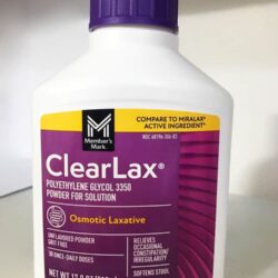 Hỗ trợ nhuận tràng, táo bón Member's Mark ClearLax 510g 5 ho tro nhuan trang tao bon members mark clearlax 510g 251224 ka