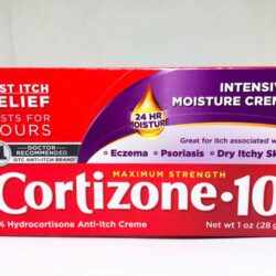 Kem bôi chàm, vẩy nến, dị ứng Cortizone 10 Intensive Moisture Creme 28g 7 kem boi cham vay nen di ung cortizone 10 maximum strength itch relief 28g 301024 ka