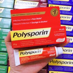 Kem bôi làm mờ sẹo Polysporin Heal Fast Formula Pain Relief 30g 3 kem boi lam mo seo cho tre polysporin heal fast formula pain relief 30g kna