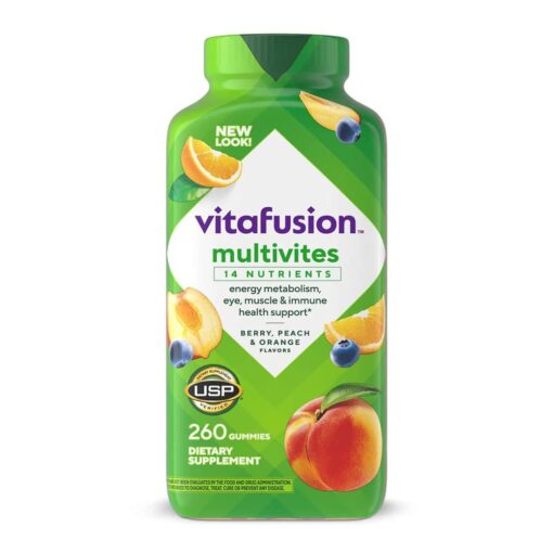 Kẹo bổ đa Vitamin cho người lớn Vitafusion MultiVites Multivitamin 260 Gummies