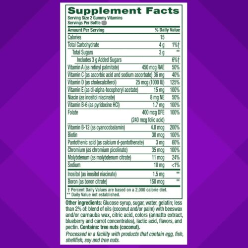 Kẹo bổ đa Vitamin cho người lớn Vitafusion MultiVites Multivitamin 70 viên 13 keo bo da vitamin cho nguoi lon vitafusion multivites multivitamin 260 vien 091025 kf