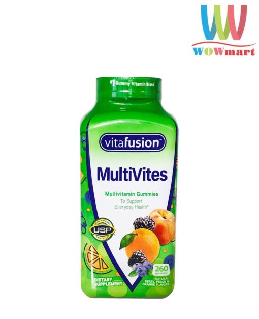 Kẹo bổ đa Vitamin cho người lớn Vitafusion MultiVites Multivitamin 260 Gummies