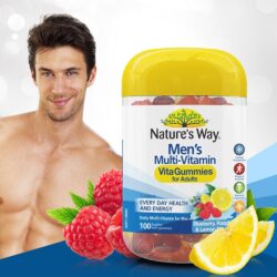 Kẹo dẻo bổ sung đa Vitamin cho nam Nature's Way Men's Multi-Vitamin 100 viên 8 keo deo bo sung da vitamin cho nam natures way mens multi vitamin 100 vien ka