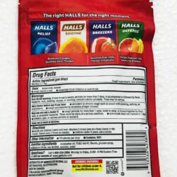 Kẹo Halls thông cổ, mát họng Halls Relief Strawberry 30 viên 6 keo halls 30 vien relief strawberry kb