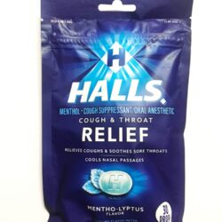 Kẹo Halls thông cổ, mát họng Halls Relief Mentho-Lyptus 30 viên 5 keo halls bac ha 30 vien relief mentho lyptus 30 ka