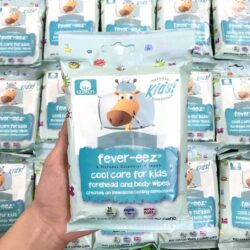 khan lau ha sot cho be fever eez cool care forehead and body wipes 32 mieng kb