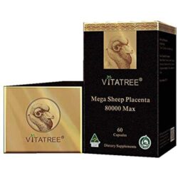 Nhau thai cừu Vitatree Mega Sheep Placenta 80000mg 60 viên 6 nhau thai cuu vitatree mega sheep placenta 80000mg 60 vien ka