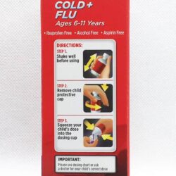 Siro giảm cảm ho cho trẻ 6-11 tuổi Children’s Tylenol Cold + Flu 120ml (Vị Nho) 14 siro giam dau hong va nhay mui tre 6 11 tuoi childrens tylenol pain fever 120ml knf