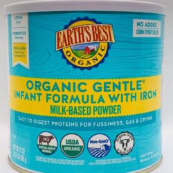 Sữa bột cho trẻ 0- 12 tháng Earth's Best Organic Gentle Infant Powder Formula 595g 9 sua bot cho tre 0 12 thang earthsbest organic gentle infant powder formula 658g 595g knj